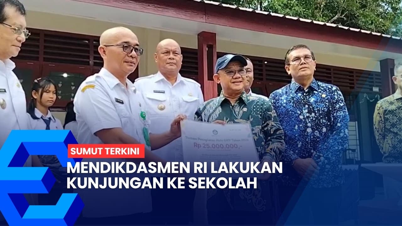 Mendikdasmen RI Kunjungi Sekolah, Tinjau Proses Pembelajaran