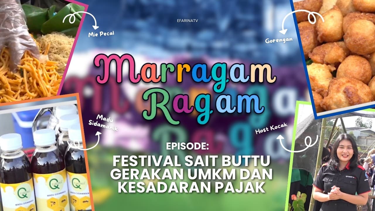 Festival Sait Buttu, Kolaborasi Umkm Dan Budaya Taat Pajak - Marragam Ragam