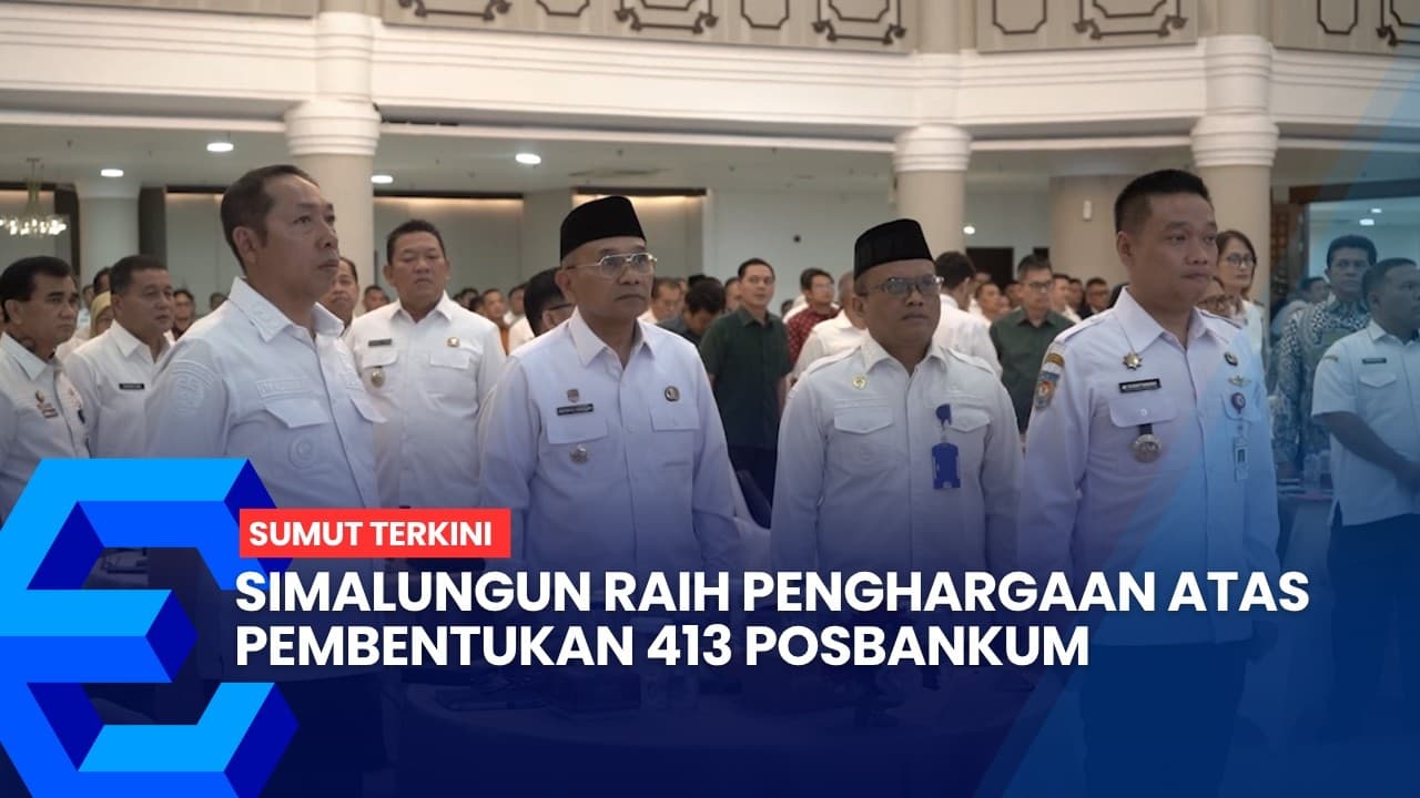 Simalungun Raih Penghargaan atas Pembentukan 413 Posbankum