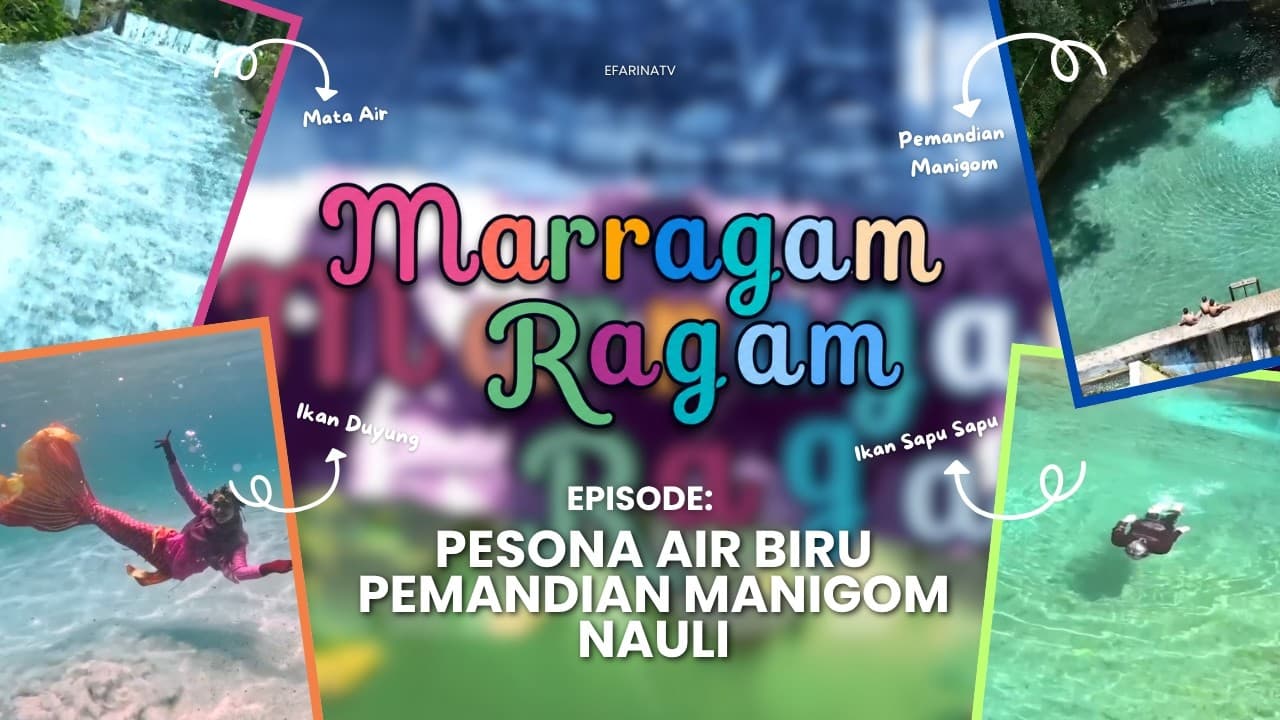 Pesona Air Biru Pemandian Manigom Nauli - MARRAGAM RAGAM