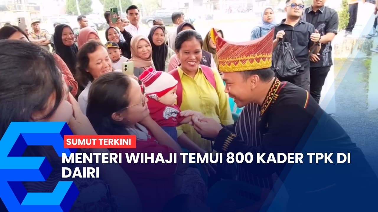 Menteri Wihaji Temui 800 Kader TPK di Dairi, Perkuat Peran Pendamping Keluarga