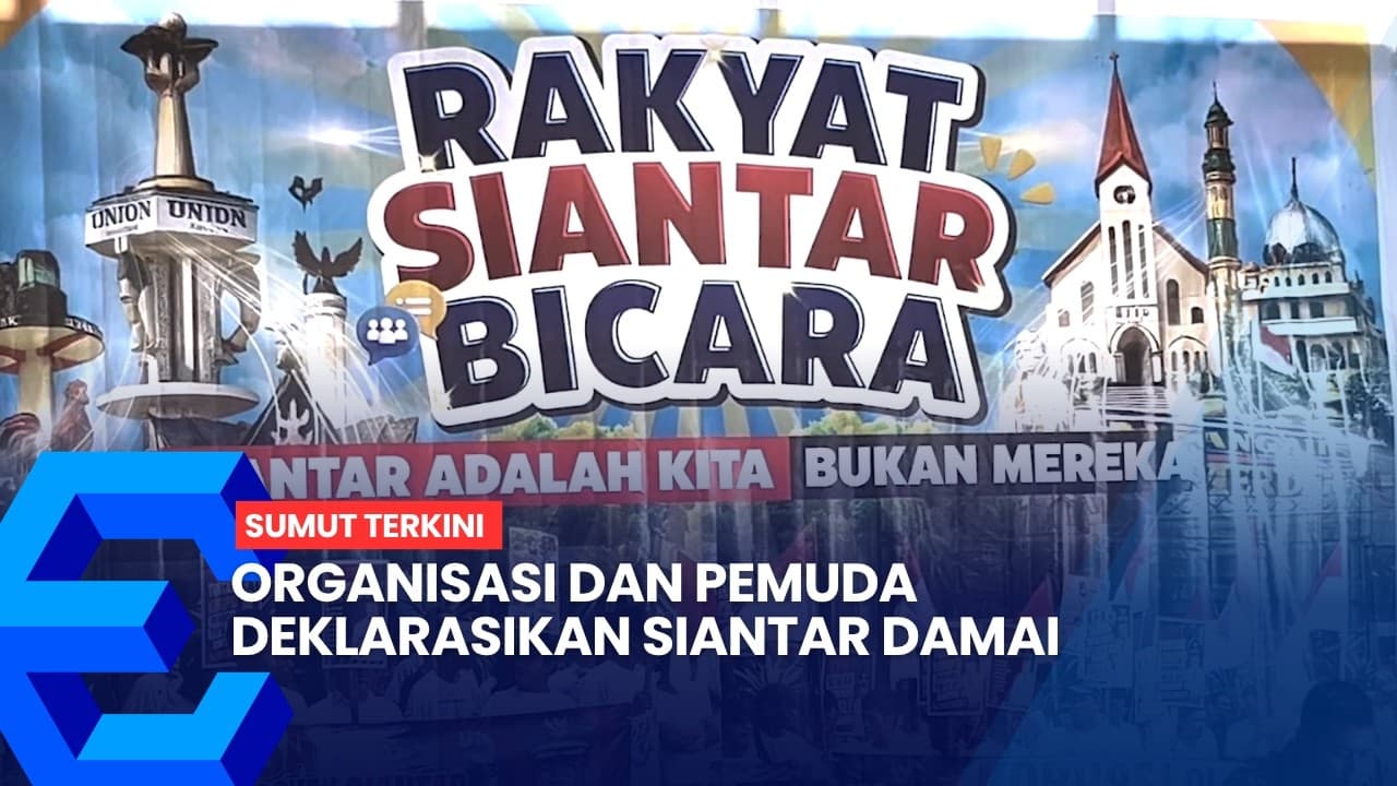 Organisasi dan Pemuda Deklarasikan Siantar Damai